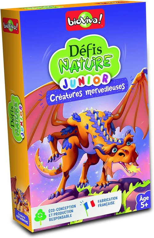 Pour un jardin accueillant：Jeu de cartes Défis Nature Junior Créatures merveilleuses aux Éditions Bioviva