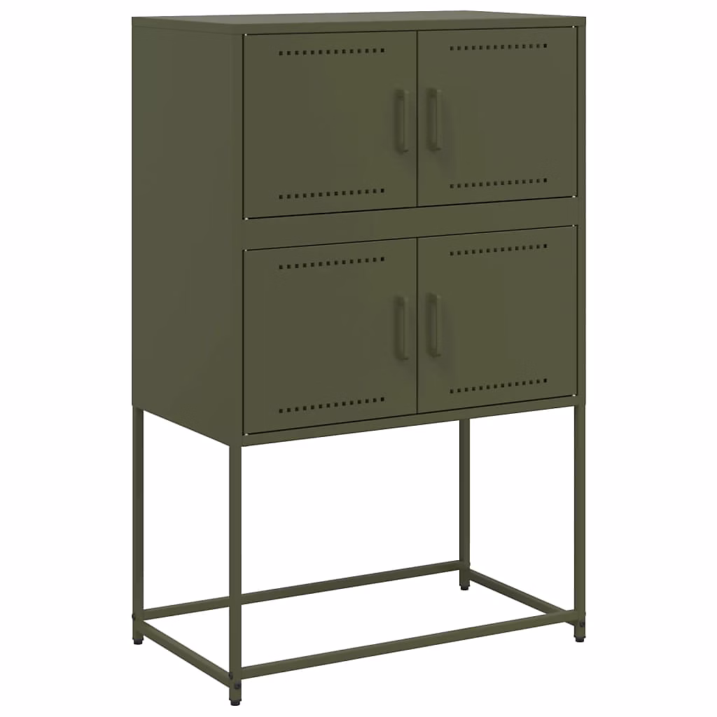 Buffet vert olive 68 | 5x38 – 5 × 107 cm acier vidaXL