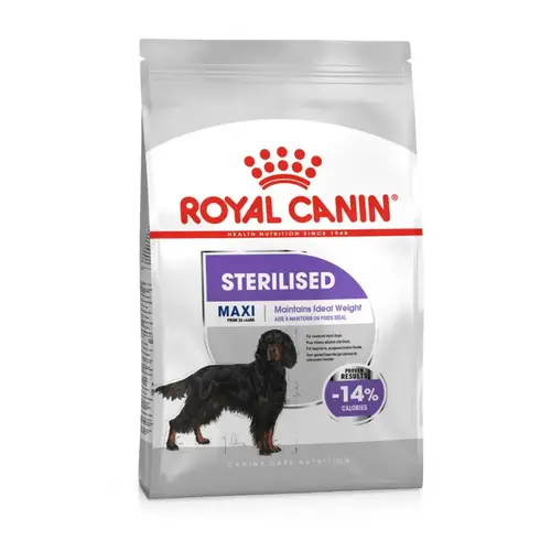 Maison & extérieur：Croquettes pour chien adulte stérilisé de grande taille Royal Canin Maxi Sterilised Adult - 12 kg