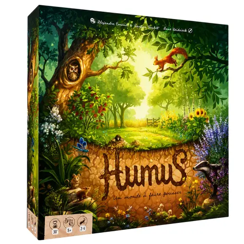 Style jardin：Jeu de société Humus, Un monde à faire pousser - à partir de 8 ans