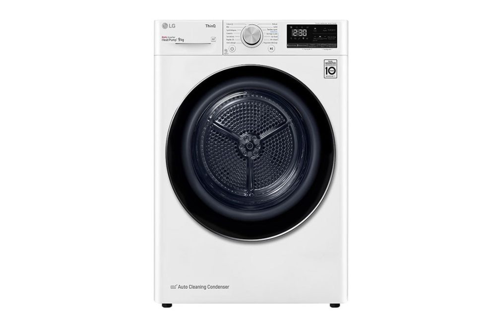 LG RH9V50WH sèche-linge Pose libre Charge avant 9 kg Blanc