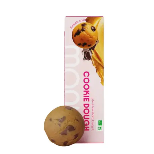 Idéal pour l’extérieur：En cas balls cookie dough cacahuète chocolat bio Monka - 3 x 18 g
