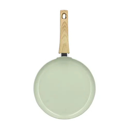 Simple pour le jardin:Crêpière Menastyl Colorama induction céladon en aluminium recyclé - Ø 26 cm
