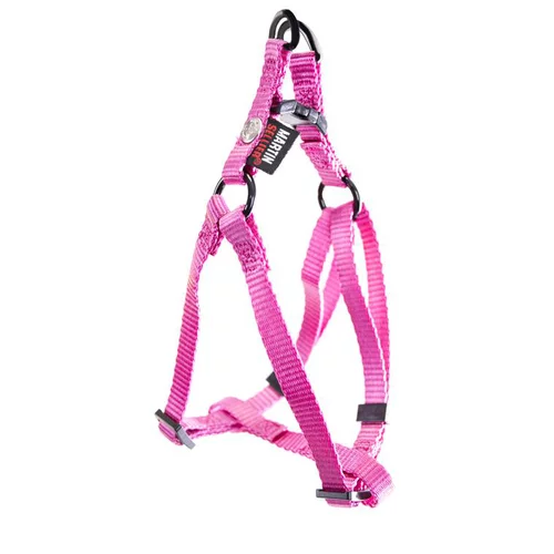 Tendance au jardin:Harnais baudrier réglable rose pour chien - 1x25/35 cm