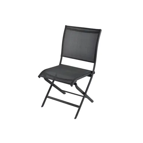 Une solution pratique pour l’extérieur：Chaise pliante grise en aluminium Proloisirs Elégance