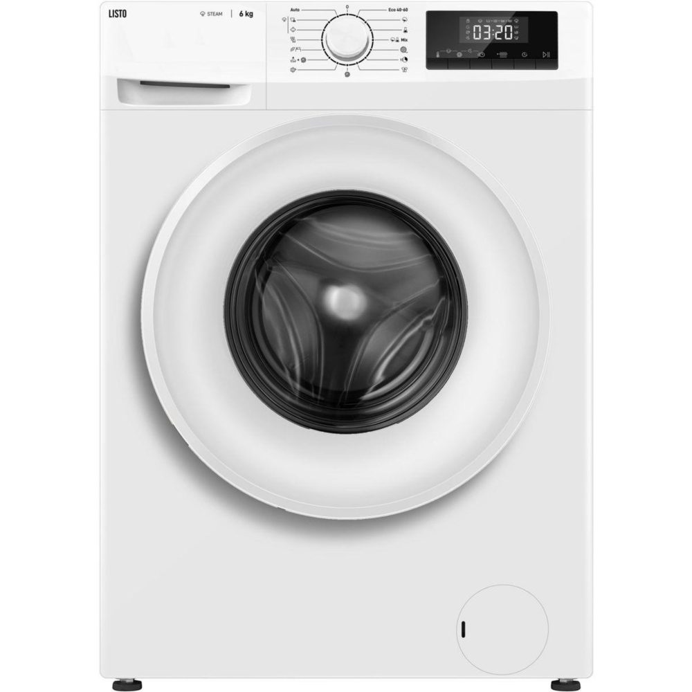 Listo Lave linge compact lf612-l5b - 6 kg - 1200 tr/min - classe a - moteur induction