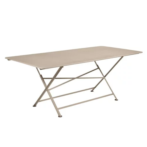 Jardin tendance：Table de jardin Cargo FERMOB Muscade L190xl90xh74